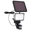 vidaXL Garden Solar Powered LED Spotlight with Sensor Black - Image 4