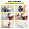 VEVOR Wind Turbine Generator, 12V/AC Wind Turbine Kit, 400W Wind Power Generator w/Wind & Solar Controller 3 Blades Auto Adjust Windward Direction Suitable for Terrace, Marine, Motorhome, Chalet, Boat - Image 14