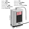 VEVOR Alkaline Water Ionizer Machine, pH 3.5-10.5 Alkaline Acidic Hydrogen Water Purifier, 7 Water Settings Home Filtration System - Image 6