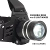 Scipio Cree(R) 800 Lumen Headlamp Tactical Use Indoor Outdoor Headband Flashlight Headlight HL1906015 - Image 4