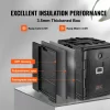 VEVOR Insulated Food Pan Carrier, 82 Qt Hot Box for Catering, LLDPE Food Box Carrier w/ Double Buckles, Front Loading Food Warmer w/ Handles, Stackable End Loader for Restaurant, Canteen, etc. Black - Image 2