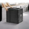 VEVOR Insulated Food Pan Carrier, 82 Qt Hot Box for Catering, LLDPE Food Box Carrier w/ Double Buckles, Front Loading Food Warmer w/ Handles, Stackable End Loader for Restaurant, Canteen, etc. Black - Image 7