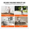 VEVOR Folding Walker Aluminum Mobility Walker Aid with Adjustable Height 350LBS - Image 5