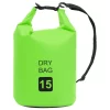 vidaXL Dry Bag Green 4 gal PVC - Image 11