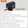 VEVOR Smart Water Monitor and Automatic Shutoff Detector, Home Water Leak Detector 2.0-4000 L/H Measure Range 6 Modes - Image 36
