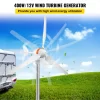 VEVOR Wind Turbine Generator, 12V/AC Wind Turbine Kit, 400W Wind Power Generator w/Wind & Solar Controller 3 Blades Auto Adjust Windward Direction Suitable for Terrace, Marine, Motorhome, Chalet, Boat - Image 21
